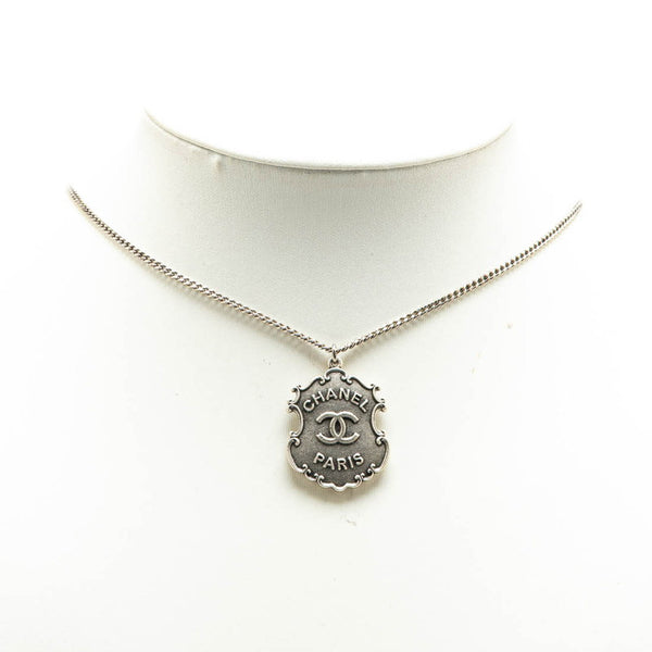 シャネル ココマーク エンブレム モチーフ ネックレス メタル レディース CHANEL 【中古】