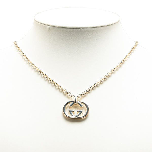 グッチ ダブルG ネックレス SV925 シルバー レディース GUCCI 【中古】
