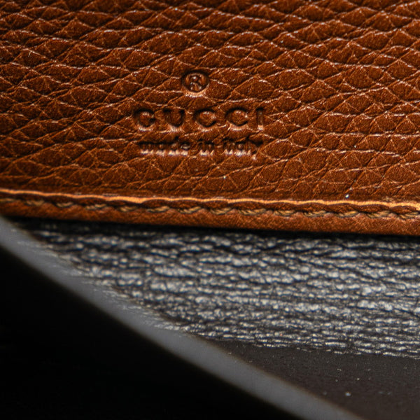 グッチ GGキャンバス バンブー タッセル ラウンドファスナー 長財布 269991 ブラウン ベージュ キャンバス レザー レディース GUCCI 【中古】