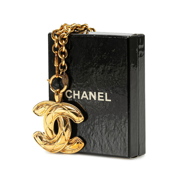 シャネル ヴィンテージ ココマーク ネックレス ゴールド メッキ レディース CHANEL 【中古】