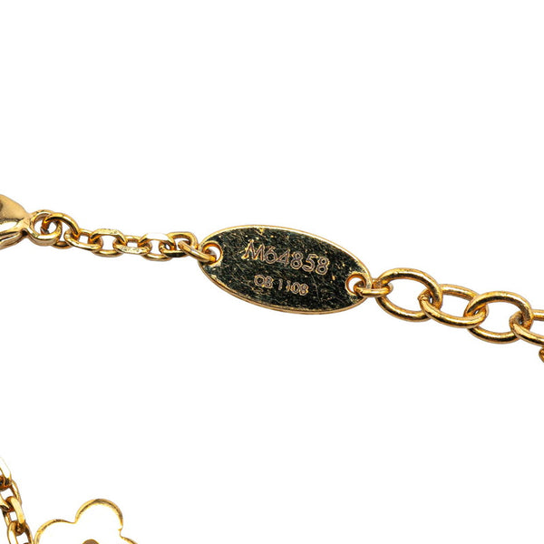 ルイ ヴィトン ブラスレ ブルーミング ブレスレット M64858 ゴールド メッキ レディース LOUIS VUITTON 【中古】