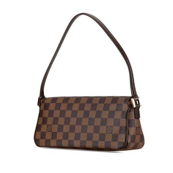 ルイ ヴィトン ダミエ レコレータ ミニハンドバッグ N51299 ブラウン PVC レザー レディース LOUIS VUITTON 【中古】