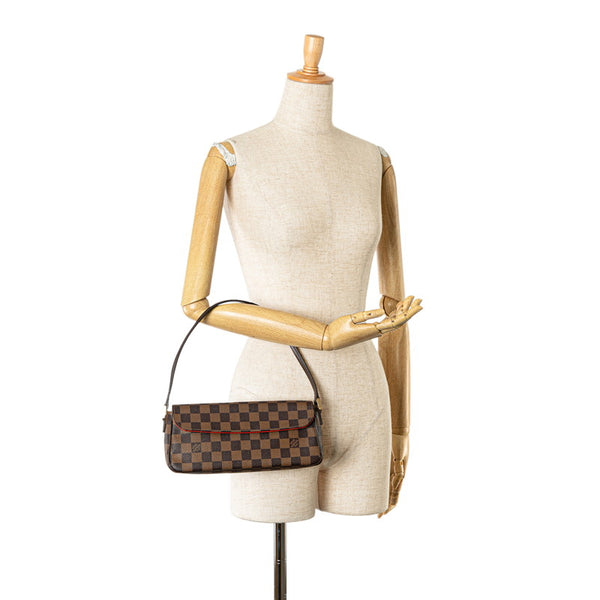 ルイ ヴィトン ダミエ レコレータ ミニハンドバッグ N51299 ブラウン PVC レザー レディース LOUIS VUITTON 【中古】