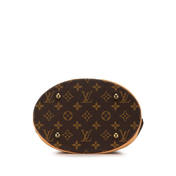 ルイ ヴィトン モノグラム バケットPM トートバッグ M42238 ブラウン PVC レザー レディース LOUIS VUITTON 【中古】