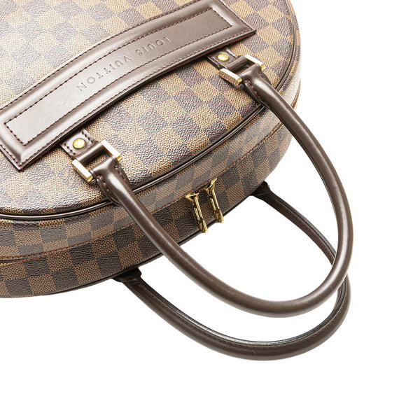 ルイ ヴィトン ダミエ ノリータ ハンドバッグ ボストンバッグ N41455 ブラウン PVC レザー レディース LOUIS VUITTON 【中古】