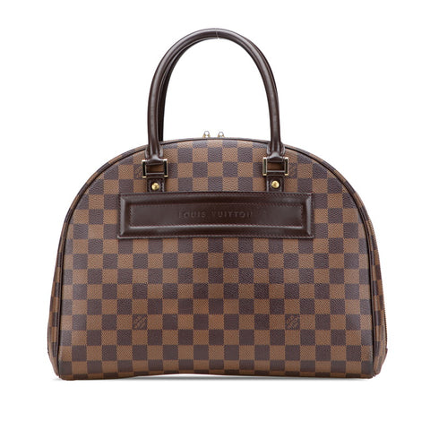 ルイ ヴィトン ダミエ ノリータ ハンドバッグ ボストンバッグ N41455 ブラウン PVC レザー レディース LOUIS VUITTON 【中古】