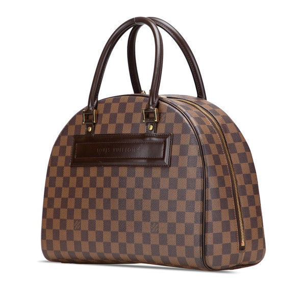 ルイ ヴィトン ダミエ ノリータ ハンドバッグ ボストンバッグ N41455 ブラウン PVC レザー レディース LOUIS VUITTON 【中古】