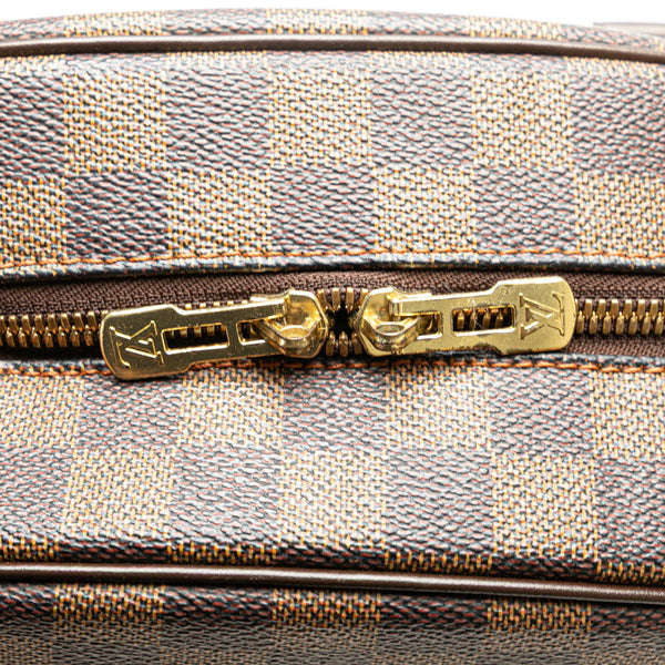 ルイ ヴィトン ダミエ ノリータ ハンドバッグ ボストンバッグ N41455 ブラウン PVC レザー レディース LOUIS VUITTON 【中古】