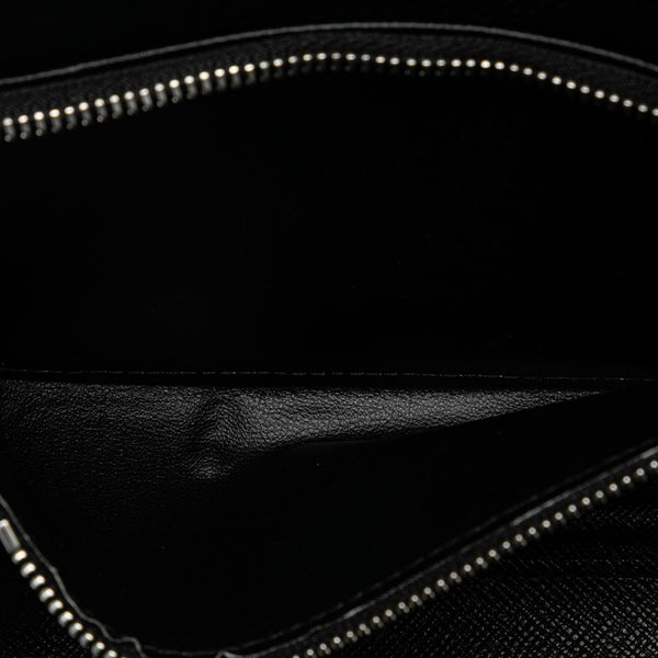 ルイ ヴィトン タイガ オーガナイザー アトール ラウンドファスナー 長財布 M30652 ブラック レザー メンズ LOUIS VUITTON 【中古】