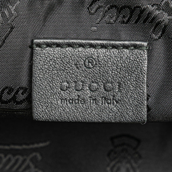 グッチ グッチシマ ボディバッグ ウエストバッグ 246417 ブラック レザー レディース GUCCI 【中古】