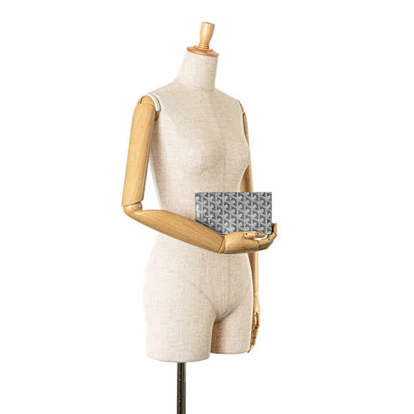 ゴヤール リシュリュー 長財布 グリス グレー レザー レディース GOYARD 【中古】