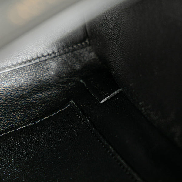 セリーヌ ラゲージ ナノショッパー ハンドバッグ ショルダーバッグ 2WAY ブラック レザー レディース CELINE 【中古】