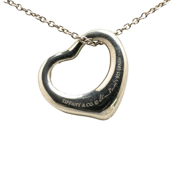 ティファニー オープンハート ネックレス SV925 シルバー レディース TIFFANY&Co. 【中古】