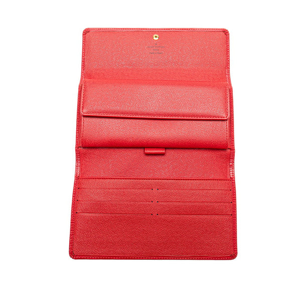 ルイ ヴィトン エピ ポルトレゾール インターナショナル 長財布 M6338E レッド レザー レディース LOUIS VUITTON 【中古】