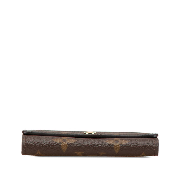 ルイ ヴィトン モノグラム ミュルティクレ6 キーケース M60701 ブラウン フューシャ PVC レザー レディース LOUIS VUITTON 【中古】