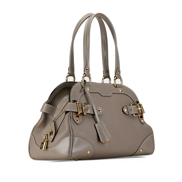 ルイ ヴィトン スハリ ル ラディウ ハンドバッグ M95625 ヴェローヌ グレー レザー レディース LOUIS VUITTON 【中古】