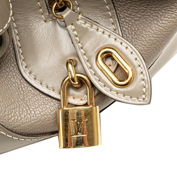 ルイ ヴィトン スハリ ル ラディウ ハンドバッグ M95625 ヴェローヌ グレー レザー レディース LOUIS VUITTON 【中古】
