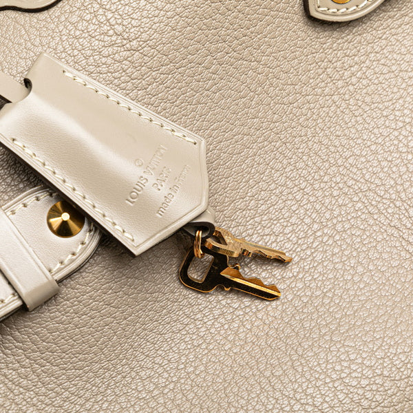 ルイ ヴィトン スハリ ル ラディウ ハンドバッグ M95625 ヴェローヌ グレー レザー レディース LOUIS VUITTON 【中古】