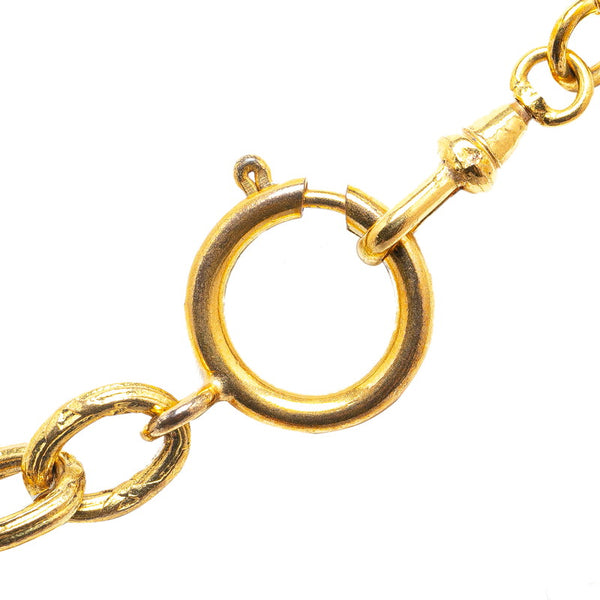 シャネル ヴィンテージ ココマーク ネックレス ゴールド メッキ レディース CHANEL 【中古】