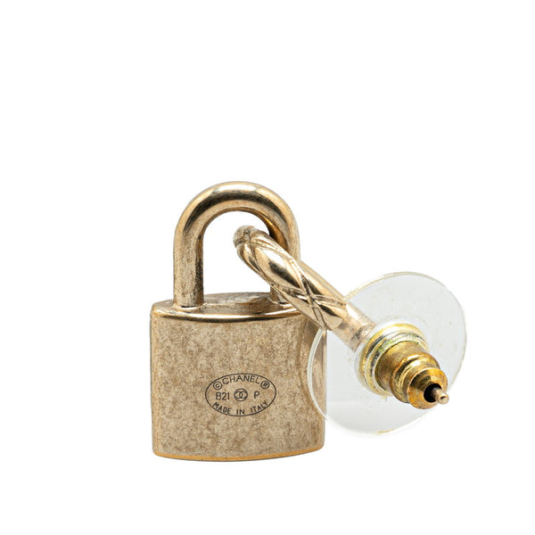 シャネル ココマーク カデナ スイング ピアス ゴールド メッキ レディース CHANEL 【中古】