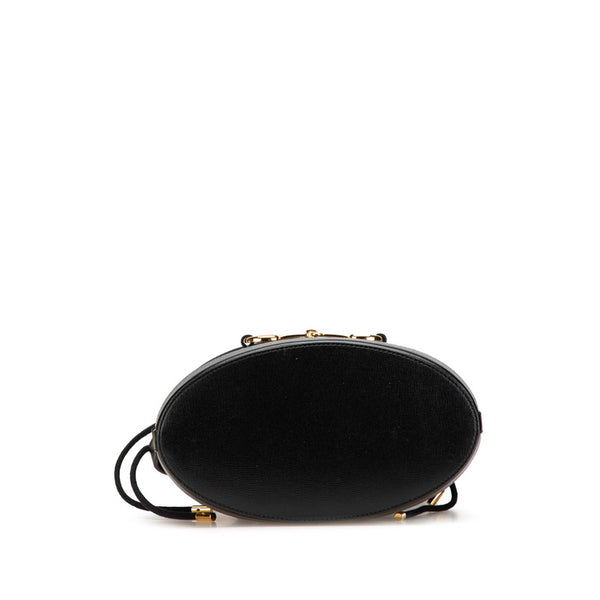 グッチ ホースビット 斜め掛け ショルダーバッグ 602118 ブラック レザー レディース GUCCI 【中古】