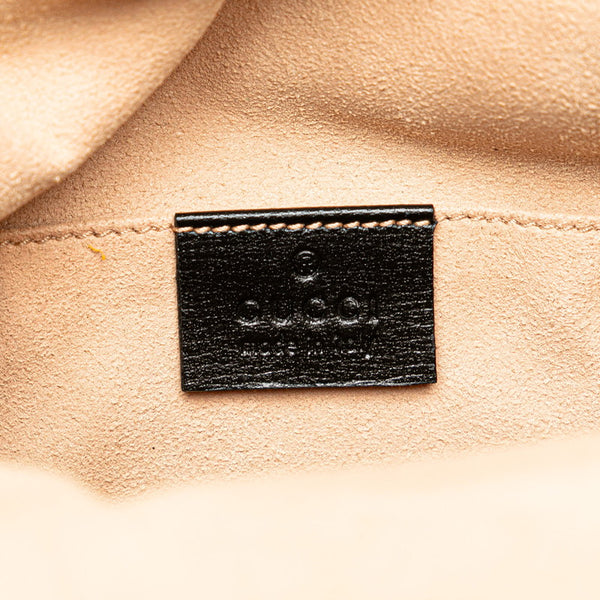 グッチ ホースビット 斜め掛け ショルダーバッグ 602118 ブラック レザー レディース GUCCI 【中古】