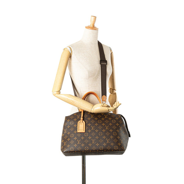 ルイ ヴィトン モノグラム グラン パレMM ハンドバッグ ショルダーバッグ 2WAY M45898 ブラウン PVC レザー レディース LOUIS VUITTON 【中古】