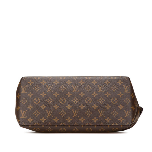 ルイ ヴィトン モノグラム グラン パレMM ハンドバッグ ショルダーバッグ 2WAY M45898 ブラウン PVC レザー レディース LOUIS VUITTON 【中古】