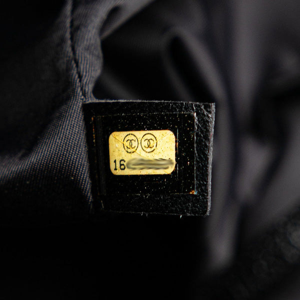 シャネル ココマーク パリビアリッツ トートMM ハンドバッグ トートバッグ A34209 ブラック PVC キャンバス レディース CHANEL 【中古】