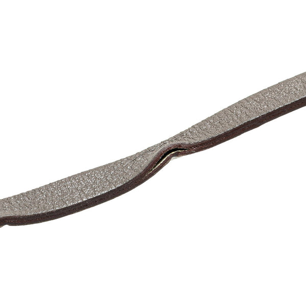 エルメス ビーアピ XS ドゥブルトゥール ブレスレット グレー ホワイト スイフト ヴォーエプソン レディース HERMES 【中古】