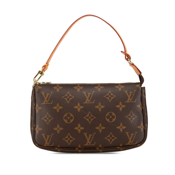 ルイ ヴィトン モノグラム ポシェット アクセソワール ハンドバッグ M51980 ブラウン PVC レザー レディース LOUIS VUITTON 【中古】
