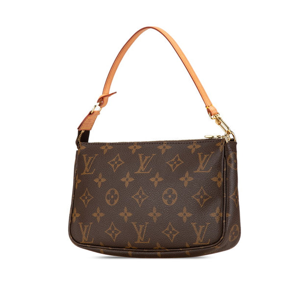 ルイ ヴィトン モノグラム ポシェット アクセソワール ハンドバッグ M51980 ブラウン PVC レザー レディース LOUIS VUITTON 【中古】