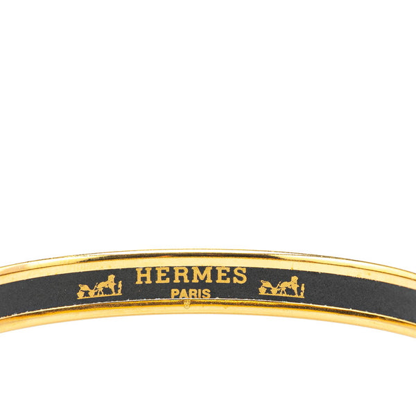 エルメス エマイユPM 七宝焼き ブレスレット ゴールド マルチカラー メッキ レディース HERMES 【中古】