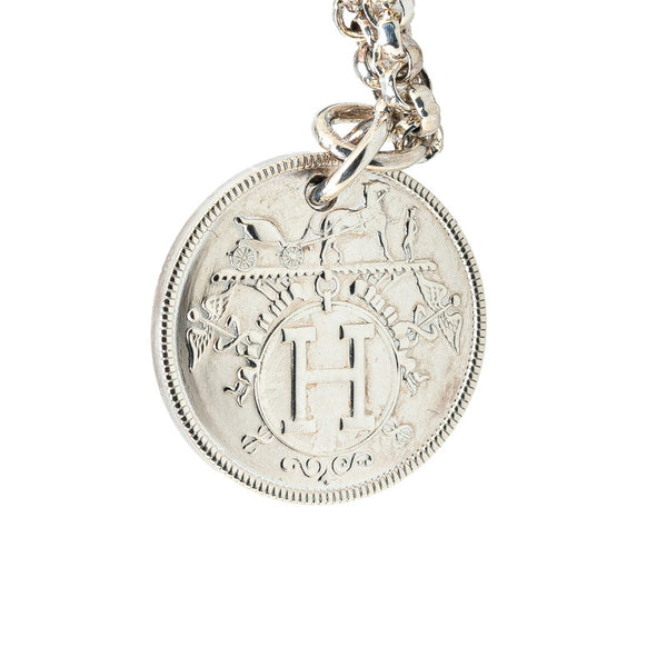 エルメス エクスリブリスPM ブレスレット SV925 シルバー K18PG ピンクゴールド レディース HERMES 【中古】