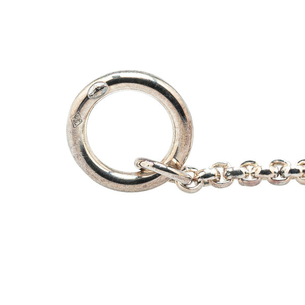 エルメス エクスリブリスPM ブレスレット SV925 シルバー K18PG ピンクゴールド レディース HERMES 【中古】