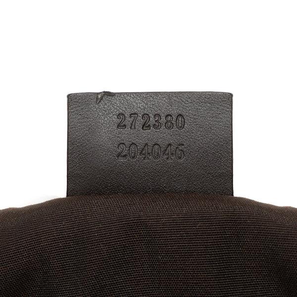 グッチ 斜め掛け ショルダーバッグ 272380 ベージュ ブラウン キャンバス レザー レディース GUCCI 【中古】