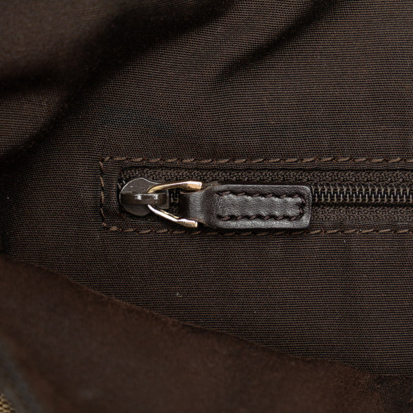 グッチ 斜め掛け ショルダーバッグ 272380 ベージュ ブラウン キャンバス レザー レディース GUCCI 【中古】