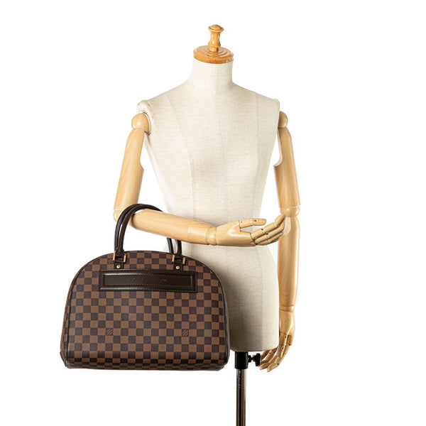 ルイ ヴィトン ダミエ ノリータ ハンドバッグ N41455 ブラウン PVC レザー レディース LOUIS VUITTON 【中古】