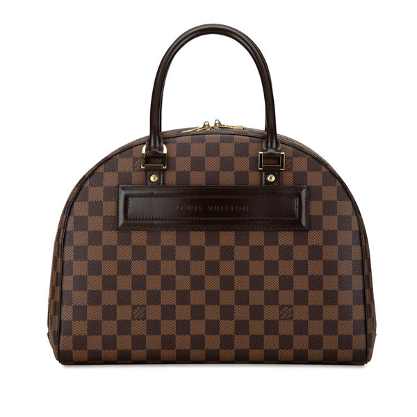 ルイ ヴィトン ダミエ ノリータ ハンドバッグ N41455 ブラウン PVC レザー レディース LOUIS VUITTON 【中古】