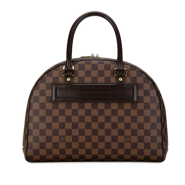 ルイ ヴィトン ダミエ ノリータ ハンドバッグ N41455 ブラウン PVC レザー レディース LOUIS VUITTON 【中古】