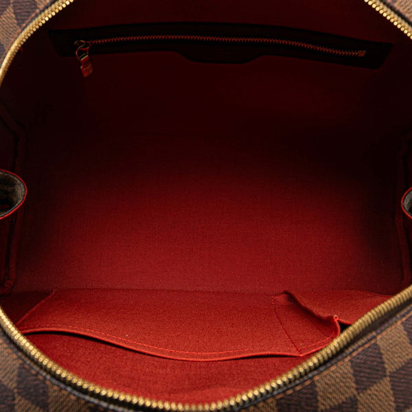 ルイ ヴィトン ダミエ ノリータ ハンドバッグ N41455 ブラウン PVC レザー レディース LOUIS VUITTON 【中古】