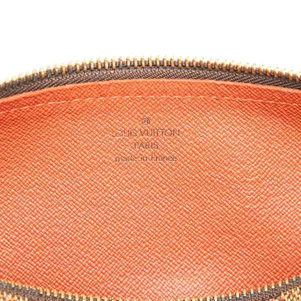 ルイ ヴィトン ダミエ パピヨン30 ハンドバッグ N51303 ブラウン PVC レザー レディース LOUIS VUITTON 【中古】