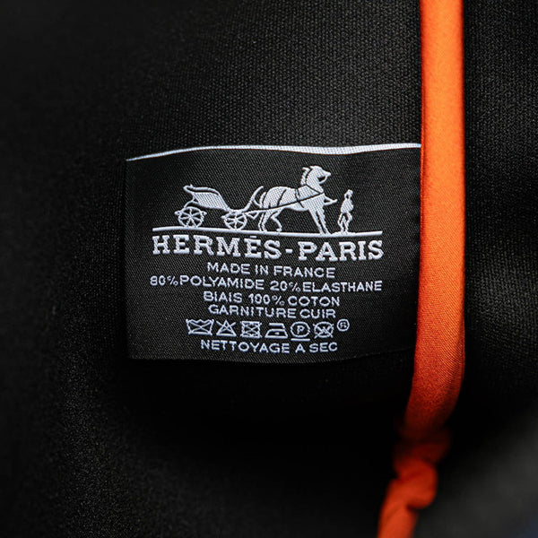 エルメス トゥルース フラット ネオバンMM ポーチ ネイビー ポリアミド レディース HERMES 【中古】