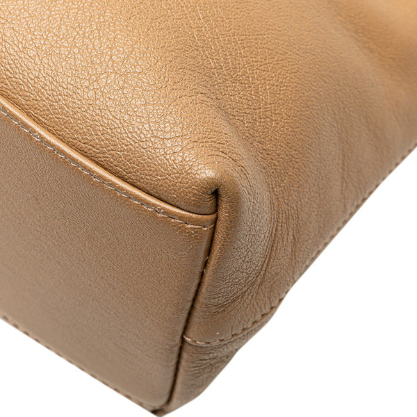 グッチ インターロッキングG ハンドバッグ ショルダーバッグ 2WAY 631663 ベージュ レザー レディース GUCCI 【中古】