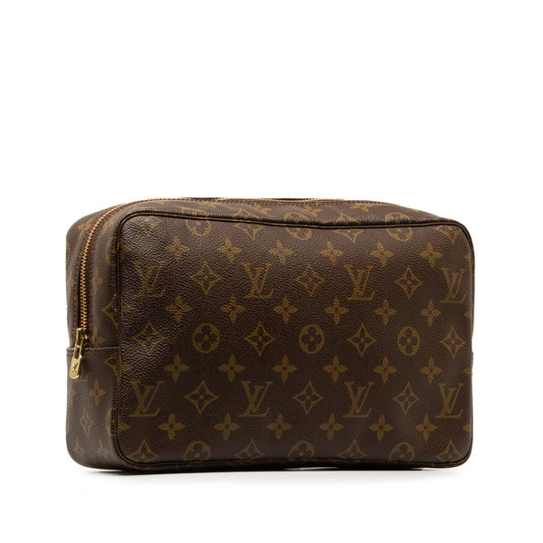 ルイ ヴィトン モノグラム トゥルーストワレット 28 セカンドバッグ クラッチバッグ M47522 ブラウン PVC レディース LOUIS VUITTON 【中古】