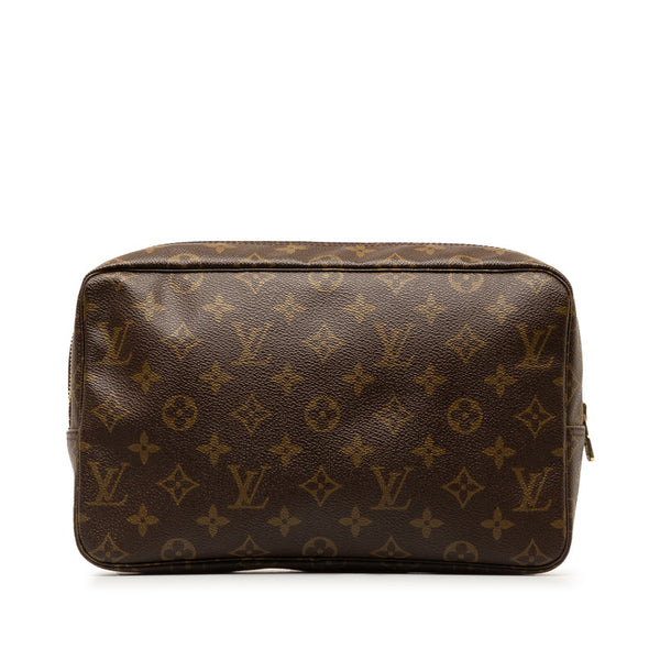 ルイ ヴィトン モノグラム トゥルーストワレット 28 セカンドバッグ クラッチバッグ M47522 ブラウン PVC レディース LOUIS VUITTON 【中古】