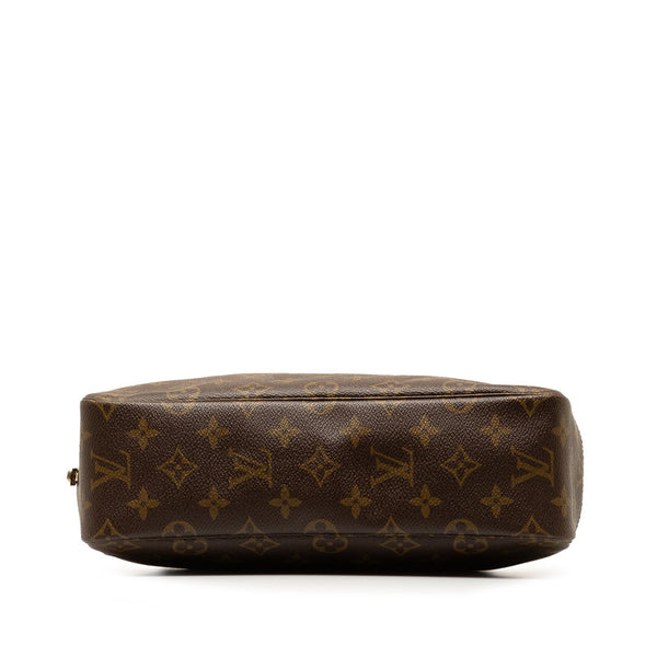 ルイ ヴィトン モノグラム トゥルーストワレット 28 セカンドバッグ クラッチバッグ M47522 ブラウン PVC レディース LOUIS VUITTON 【中古】