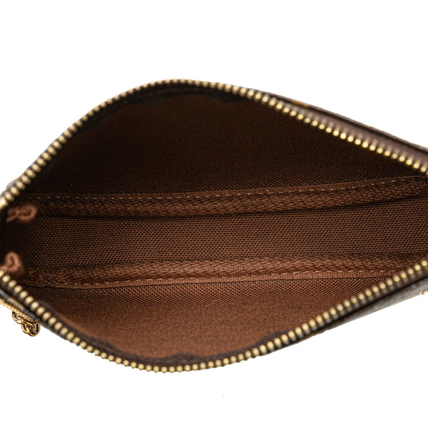 ルイ ヴィトン モノグラム アクセソワール チェーン ポーチ M58009 ブラウン PVC レザー レディース LOUIS VUITTON 【中古】