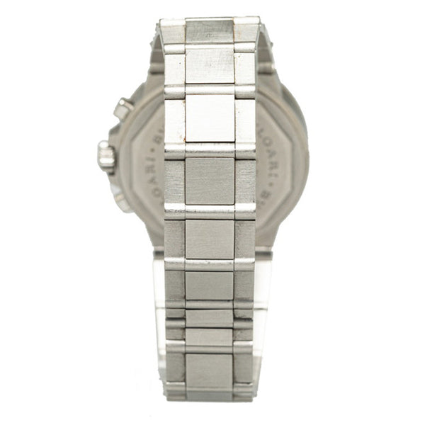 ブルガリ ディアゴノ スポーツ 腕時計 CH35SAUTO 自動巻き ホワイト文字盤 ステンレススチール メンズ BVLGARI 【中古】