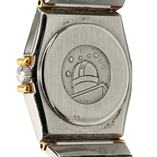 オメガ コンステレーション 腕時計 1270.10.00 クオーツ ゴールド文字盤 ステンレススチール レディース OMEGA 【中古】